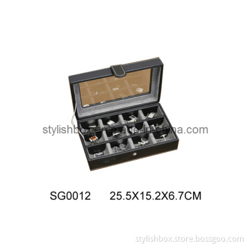 Handmade Clear Window Cufflink Box (SG0012)
